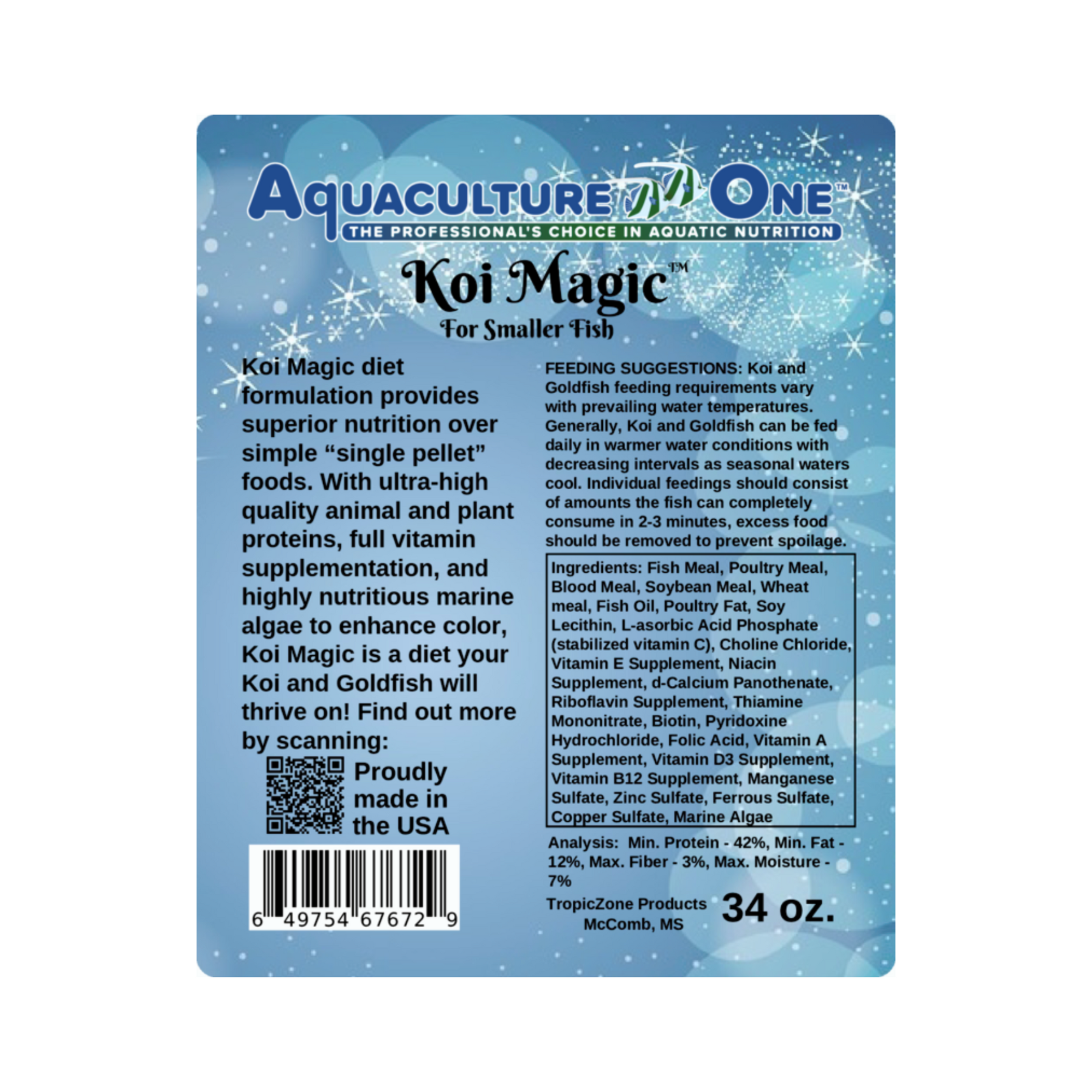 Aquaculture-One Koi Magic Performance Koi Food - Image 7